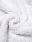 abordables Vêtements de nuit et vêtements de détente-Pyjamas Chemise de nuit Intérieur Noël Femme Polaire Cadeau Chaud Confort énorme Pluche Sweat à capuche manche longue Hiver Automne Grille / Carreaux Couleur monochrome Lacet