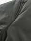 ieftine Jachete Puf &amp; Fâșuri Bărbați-Bărbați Jachete Iarnă Fâș Geacă puffer Parc Imprimeu Muncă Purtare Zilnică Lung Casul Zilnic Casual Cald Iarnă Culoare pură Negru Gri Jachetă puf