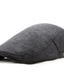 رخيصةأون قبعات الرجال-رجالي قبعة قبعة الاسطح مناسب للبس اليومي عطلة لون سادة دافئ أسود