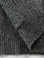 זול סוודר קרדיגן לגברים-בגדי ריקוד גברים סוודר סוודר קַפצָן וופל לִסְרוֹג חתוך סרוג צבע אחיד צווארון עגול קצר בסיסי מסוגנן בָּחוּץ יומי סתיו חורף חאקי אפור בהיר M L XL / כותנה / שרוול ארוך