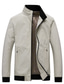 Χαμηλού Κόστους Ανδρικά Μπουφάν &amp; Παλτό-Ανδρικά Casual Jacket Καθημερινά Ρούχα Διακοπές Ανθεκτικό Καθημερινά Τσέπη με φερμουάρ Φθινόπωρο Χειμώνας Συμπαγές / Απλό χρώμα Ανατομικό Χαλάρωση Όρθιος γιακάς Κανονικό Μαύρο Χακί Σκούρο μπλε Γκρίζο