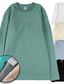ieftine Tricouri casual pentru bărbați-Bărbați Tricou Clasic &amp; Fără Vârstă Negru Verde Alb Galben Albastru Imprimeu Crewneck Casual Zilnic Manșon Lung Îmbrăcăminte Îmbrăcăminte Bumbac