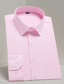 Χαμηλού Κόστους Επίσημα πουκάμισα-Ανδρικά Πουκάμισο Γραφικά Σχέδια Γιακάς Ροζ Ανοικτό Μαύρο Λευκό Κίτρινο Ανθισμένο Ροζ Μεγάλα Μεγέθη Πάρτι Δουλειά Μακρυμάνικο Ρούχα Βασικό Δουλειά Απλός Επίσημο