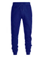 זול מכנסי טרנינג-מכנסי טרנינג פשוטים לגברים מכנסיים רפויים אות טלאים באורך מלא כחול סגול צהוב פוקסיה אפור / שרוך