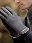 Недорогие Мужские шарфы и перчатки-Муж. 1 пара Зимние Перчатки Перчатки с сенсорным экраном Для офиса На открытом воздухе Перчатки Стильные Противоскользящий Пригодно для носки Однотонный Черный Верблюжий Темно-серый