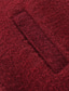 abordables suéter de la rebeca de los hombres-Hombre Suéter de punto Puente Waffle Tejer Recortado De Punto Color sólido Cuello Barco Básico Elegante Exterior Diario Otoño Invierno Negro Azul Piscina M L XL / Algodón / Manga Larga