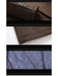 cheap Men&#039;s Jackets &amp; Coats-Men&#039;s Winter Coat Wool Coat Winter Long Woolen Solid Color Pocket Casual Street Daily Thermal Warm Breathable Detachable Design Dark Grey Wine Khaki Navy Blue
