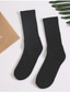 ieftine ciorapi barbatesti-Bărbați 5 perechi Șosete Șosete Gleznă Ciorapi Șosete casual Modă Confortabili Bumbac Mată Casual Zilnic Mediu Toamna iarna Negru Gri