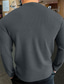 Χαμηλού Κόστους Ανδρικά μπλουζάκια casual-Ανδρικά Μπλουζάκι Κοντομάνικα Σκέτο Λαιμόκοψη ΕΞΩΤΕΡΙΚΟΥ ΧΩΡΟΥ Καθημερινά Ρούχα Μακρυμάνικο Πλεκτό Ρούχα Καθημερινό Ανατομικό