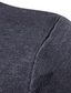 Недорогие мужской пуловер-свитер-Муж. Пуловер Свитер Рельефный узор Вязать Трикотаж Полотняное плетение Хомут Стиль Сохраняет тепло Отпуск На выход Одежда Зима Осень Черный Белый M L XL