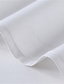رخيصةأون قمصان فستان-رجالي قميص رسمي خمر أسود أبيض كم طويل سهل رقبة مربعة ربيع &amp; الصيف زفاف الأماكن المفتوحة ملابس زر أسفل