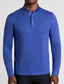 voordelige klassieke polo-Voor heren POLO Shirt Golfshirt Effen Strijkijzer Zwart Marineblauw Marine Blauw blauw Groen Buiten Dagelijks Lange mouw Button-omlaag Kleding Katoen Casual Comfortabel