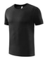 billige Casual T-shirts til mænd-Herre Fugttransporterende skjorter T-shirt Vanlig Rund hals Gade Ferie Kortærmet Tøj Mode Designer Afslappet Bekvem
