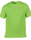 abordables T-shirts décontractés pour hommes-Homme Chemises évacuant l&#039;humidité Chemise fluo Plein Ras du cou Extérieur sport Manches courtes Vêtement Tenue Mode Vêtement de rue Casual Quotidien