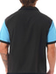 baratos camisas masculinas casuais-Homens camisa de botão Camisa casual Camisa de boliche Camisa de acampamento Camisa cubana Bloco de cor Aberto para a Lateral Branco Azul Vermelho Azul Profundo Cinzento Escuro Rua Roupa Diária Manga
