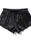 cheap Men&#039;s Underwear-Men&#039;s 1 Pack Underwear Boxers Underwear Breathable Soft Plain Mid Waist Silver Black