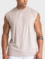 ieftine Tricouri de Sală-Bărbați Bluză Vest Top Cămașă Wifebeater Imprimeu Grafic Crewneck Sporturi &amp; Exterior Îmbrăcăminte Atletică Fără manșon Imprimeu Îmbrăcăminte Modă Șic Stradă A face exerciții fizice