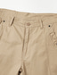 billiga Cargo-shorts-Herr Cargo-shorts Bermudashorts Arbetsshorts Ficka Slät Komfort Bärbar Knelängd Ledigt Dagligen Helgdag Streetwear Stylish ArmyGreen Svart