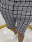 economico pantaloncini chino da uomo-Per uomo Pantaloncini chino Bermuda Pantaloncini da lavoro Tasche Reticolo Comfort Esterno Giornaliero Per uscire Di tendenza Streetwear Nero Bianco