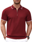 cheap Classic Polo-Men&#039;s Polo Shirt Golf Shirt Plain Collar White Navy Blue Brown Outdoor Casual Short Sleeve Clothing Apparel Basic Fashion Streetwear