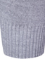 billige sweater til mænd-Herre Pullover trøje Rillet Strikke Strikket Vanlig Rullekrave Stilfuld Hold Varm Ferierejse I-byen-tøj Tøj Vinter Efterår Sort Hvid M L XL