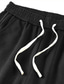 abordables Joggings-Homme Joggings Pantalon Jogger Pantalon Poche Cordon Taille elastique Plein Confort Des sports Sport extérieur Casual Vacances à la mode Style classique Noir Grise Micro-élastique