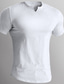 Χαμηλού Κόστους Ανδρικά μπλουζάκια casual-Ανδρικά Μπλουζάκι Σκέτο Λαιμόκοψη V Δρόμος Διακοπές Κοντομάνικο Ρούχα Υψηλής Ποιότητας Βασικό Σύγχρονη Σύγχρονη