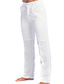 Χαμηλού Κόστους λινό παντελόνι-Ανδρικά Λευκά παντελόνια Παντελόνια Καλοκαίρι παντελόνι Παντελόνι παραλίας Ισιο πόδι Σκέτο Άνεση ΕΞΩΤΕΡΙΚΟΥ ΧΩΡΟΥ Causal Καθημερινά Μείγμα Λινό / Βαμβάκι Βασικό Κομψό στυλ street Λευκό Χακί