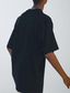 ieftine Tricouri casual pentru bărbați-Bărbați Tricou Tricouri Cămașă supradimensionată Simplu Mată Stil Nautic Stradă Sport Manșon scurt Îmbrăcăminte Bumbac Modă Casual Supradimensionat Comfortabil