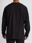 cheap Men&#039;s Casual T-shirts-Men&#039;s Oversized Shirt Plain Crewneck Outdoor Sport Long Sleeve Clothing Apparel Fashion Streetwear Cool Casual Daily
