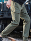 tanie Bojówki-Męskie Spodnie cargo Uprawiający jogging Spodnie Workowaty 6 kieszeni Moro Komfort Na zewnątrz Codzienny Wyjściowe Moda Moda miejska Żółty Zielony
