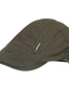 billige Hatte til mænd-Herre Hat Sixpence Flad kasket Cabbie Cap Newsboy Hat Udendørsbeklædning Afslappet / Hverdag Vanlig Klassisk Sort
