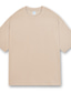ieftine Tricouri casual pentru bărbați-Bărbați Tricou Tricouri Cămașă supradimensionată Simplu Mată Stil Nautic Stradă Sport Manșon scurt Îmbrăcăminte Bumbac Modă Casual Clasic Supradimensionat