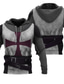 cheap Graphic Hoodies-Men&#039;s Hoodie Pullover Hoodie Sweatshirt White+Dark Gray light gray &amp; black White+Light Gray Wine+Dark Gray Wine+Black Hooded Graphic Knights Templar Cross Print Work Daily Weekend 3D Print Designer