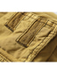 abordables Bermudas cargo-Hombre Pantalón Corto Cargo Pantalón corto Shorts para senderismo Cordón de la pierna 6 bolsillo Plano Comodidad Exterior Diario Noche Mezcla de Algodón Moda Ropa de calle Verde Ejército Rojo