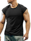 billige Casual T-skjorter for menn-3-delt trenings-t-skjorte for menn med kort ermet muskelkuttet topp for treningstrening fitness-t-skjorte