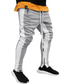 Χαμηλού Κόστους Αθλητικές Φόρμες-Ανδρικά Αθλητικές Φόρμες Κοντό παντελόνι Παντελόνια Κορδόνι Ελαστική μέση Τσέπη με φερμουάρ Συνδυασμός Χρωμάτων Άνεση Causal Καθημερινά Αργίες Αθλήματα Στυλάτο Μαύρο / Άσπρο Λευκό&amp;Μπλε Μικροελαστικό