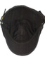 billige Hatte til mænd-Herre Hat Sixpence Flad kasket Cabbie Cap Newsboy Hat Udendørsbeklædning Afslappet / Hverdag Vanlig Klassisk Sort
