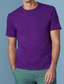baratos Camisetas masculinas casuais-Homens Camisas antiumidade camisa neon Tecido Crewneck Ao ar livre Esporte Manga Curta Roupa Moda Roupa de rua Casual Diário