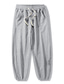 abordables Joggings-Homme Joggings Pantalon Jogger Pantalon Poche Cordon Taille elastique Plein Confort Des sports Sport extérieur Casual Vacances à la mode Style classique Noir Grise Micro-élastique