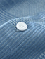cheap Men&#039;s Casual Shirts-Men&#039;s Shirt Jacket Shacket Overshirt Plaid Turndown Black Light Blue Outdoor Street Long Sleeve Button-Down Clothing Apparel Cotton Casual Comfortable
