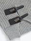 ieftine pulover pentru bărbați-Bărbați Pulover pulover Cablu Tricotat Tricotat Simplu Guler în picioare Stilat Păstrați-vă cald Vacanță Ieșire Îmbrăcăminte Iarnă Toamnă Negru Alb S M L
