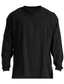 billiga Casual T-shirts för män-Herr Oversized skjorta Slät Rund halsringning Utomhus Sport Långärmad Kläder Mode Streetwear Häftig Ledigt vardag