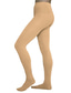 billige Figur skating tights-Over The Boot Kunstløp Tights Dame Jente Skøyteløp Strømpebukse Leggings Drakter Kakifarget Spandex Fleece Høy Elastisitet Trening Skøyteklær Hold Varm Krystall / Rhinstein Skøyting Kunstløp