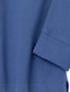 billiga Klassisk pikétröja för män-Herr POLO Shirt Pikétröja i bomull Utomhus Ledigt Polokrage Långärmad Ledigt Bekväm Ensfärgat Slät Knapp Fram Button-Down Vår Höst Normal Svart Vit Gul Rodnande Rosa Marinblå Blå POLO Shirt