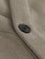ieftine pulover cardigan pentru bărbați-Bărbați Pulover Pulover Cardigan Jachetă de pulover Striat Tricotat Decupată Buton Tricotat Simplu În V Modă Șic Stradă În aer liber Ieșire Îmbrăcăminte Toamna iarna Kaki Gri M L XL