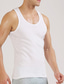 ieftine Tricouri de Sală-Bărbați Bluză Sub Cămașă Cămașă fără mâneci Cămașă Wifebeater Simplu Crewneck sportiv Interior Fără manșon Îmbrăcăminte Modă Șic Stradă Contemporan modern