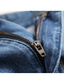billige uformelle bukser-Herre Bukser Jeans Lomme dratt عادي Anvendelig utendørs Daglig Ferie Bomullsblanding Grunnleggende Mote Blå Mikroelastisk