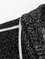 abordables suéter de la rebeca de los hombres-Hombre Chaqueta de Punto Estriado Tejer Botón De Punto Ajedrez Diseño Casual Calentadores Ropa Cotidiana Noche Ropa Invierno Otoño Negro Azul Marino Oscuro M L XL