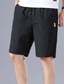 billiga Casual shorts-Herr Beach Shorts Casual shorts Snörning Elastisk midja Slät Snabb tork Utomhus Utekväll Mode Streetwear Svart Grön Microelastisk